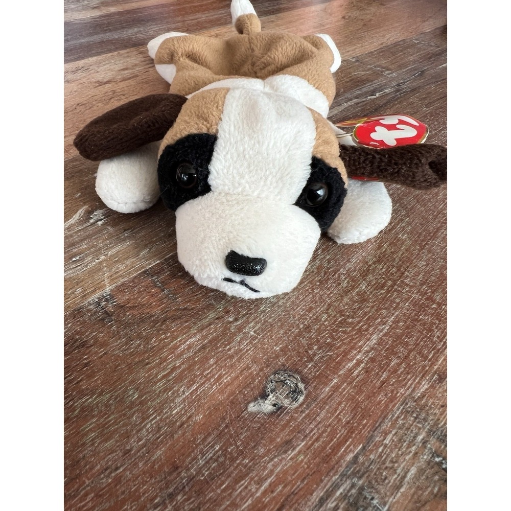 Ty Beanie Baby - BERNIE the St. Bernard Dog (8.5 Inch) NWT Stuffed Animal Toy
